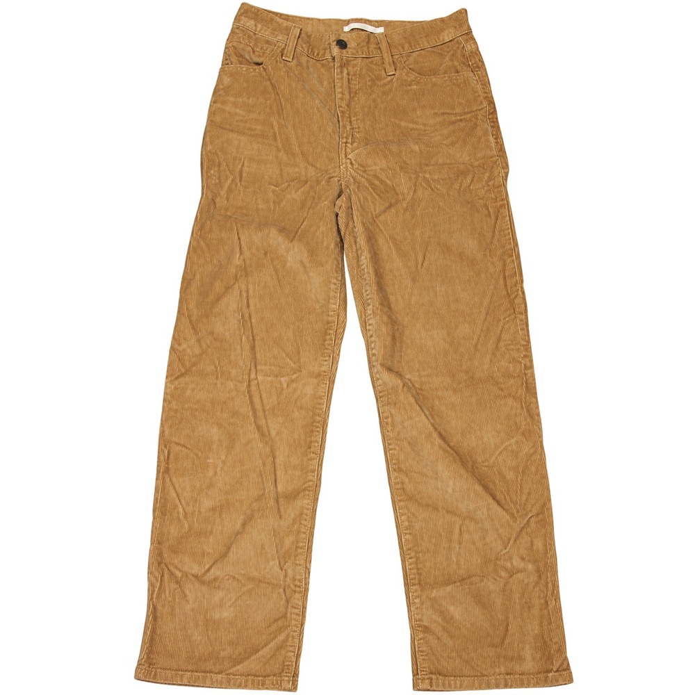 Levi's '94 Baggy Corduroy Wide Leg Pants Women 26 Tan